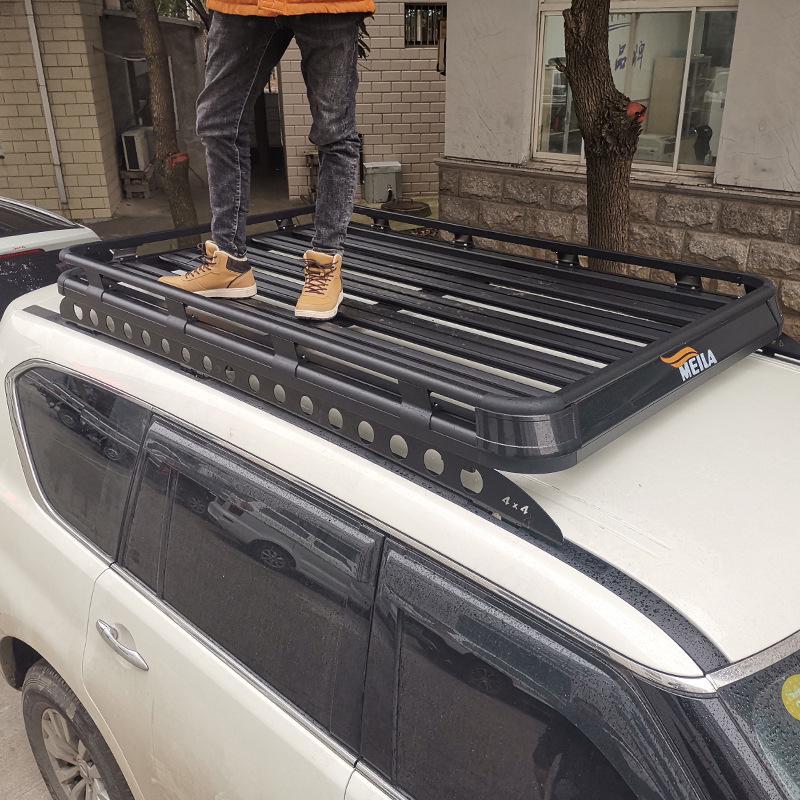 Compatible Roof Racks for Toyota Land Cruiser Prado 120/150, Nissan Patrol Y62, LC200/LC100, and FJ Cruiser.