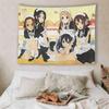 K-On!! Maid Outfit Anime Tapestry, Cute Girl Group Wall Hanging For Bedroom Dorm, Manga Fan Decor Poster