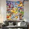 Eevee Evolution Tapestry Wall Tapestry Background Cloth Wallmounted Background Cloth Soft Atmospheric Background Cloth