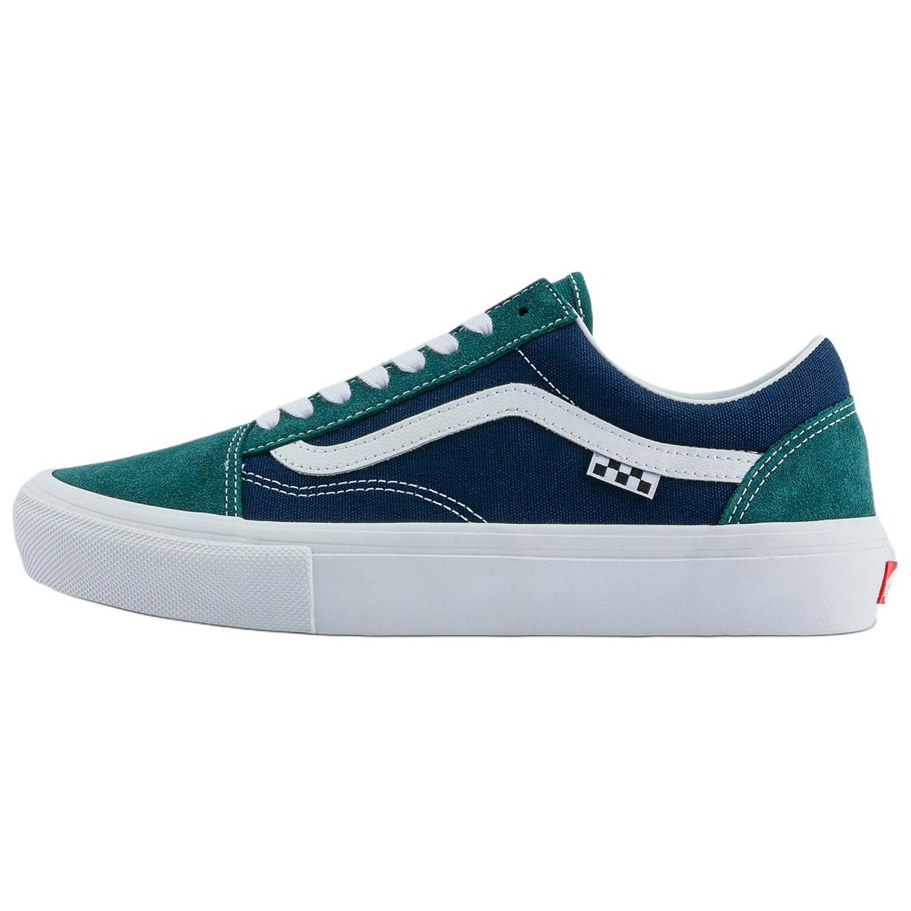 

Vans Skate Old Skool Удобные низкие кеды для скейтбординга Унисекс кроссовки Синий Зеленый VNOA2Z32240 36.5