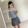 Korean Dongdaemun Spring/Summer Slim A-line Skirt Shorts