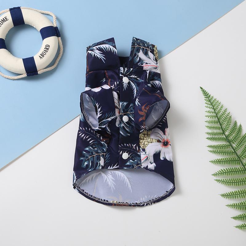 Breathable Hawaiian Pineapple Shirt for Small, Medium, and Large Dogs