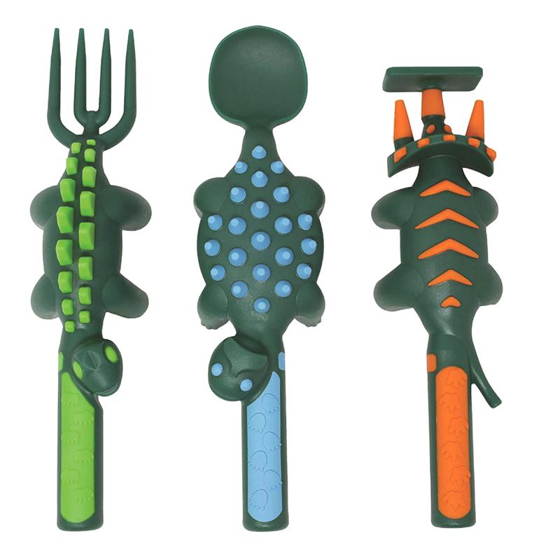 

Автомобиль Бульдозер Экскаватор Ковш Пластина Нож Вилка Ложка Без БФА Детская Ложка Набор Посуды Набор Посуды Ложка