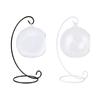 Portable Glass Ball Hanging Stand Retro Ecological Bottle Stand Flower Stand  Fish Tank