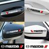 4 Pièces PVC Protège-Badge Poignée de Porte de Voiture Autocollant Essuie-Glace Pour Mazda 3 5 6 323 626 CX-3 CX-4 CX-5 CX-7 CX-9 Axela 6 RX8 7 MX3