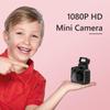 Mini Camera with Screen HD 1080p Portable Video Recorder with Flash Light and Battery Dock Digital Camera Small Camera