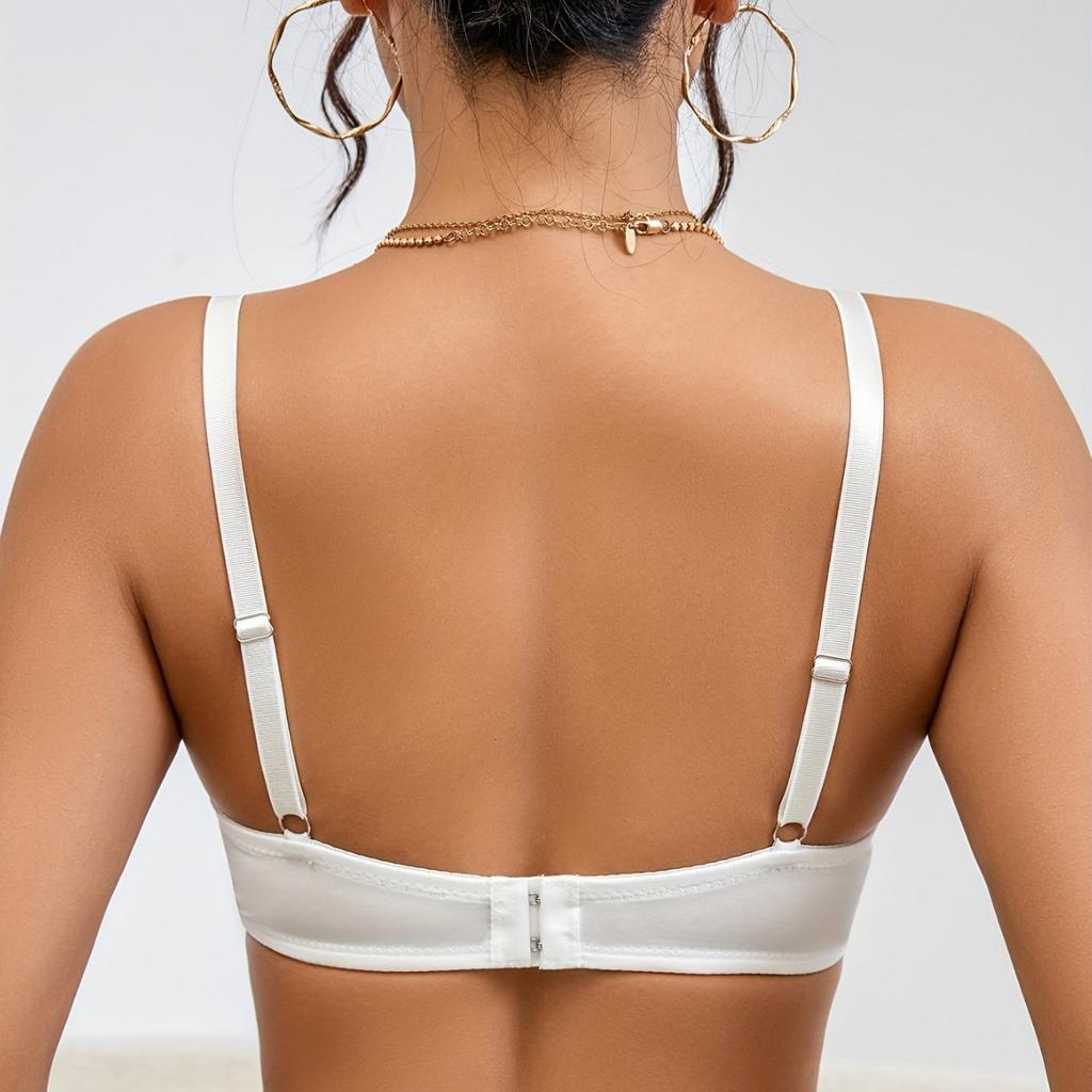 Tenké podprsenky, které zmenšují velká prsa, sexy francouzské spodní prádlo pro ženy, oblíbené a módní podprsenky se stahujícím efektem.