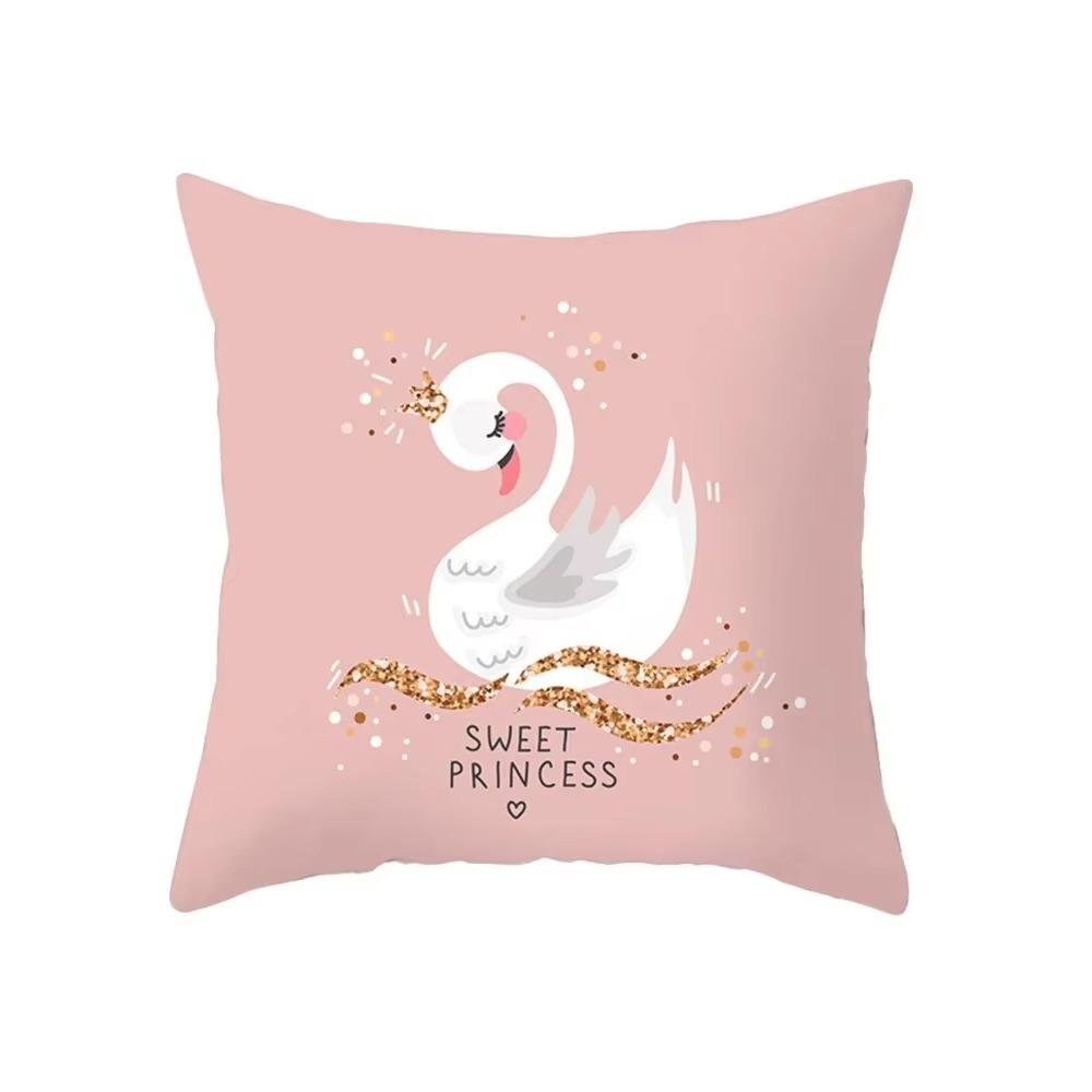 Cozy Couch Cushion Cover Cute Animal Panda Printed Home Decorative Pillow Car/bed Seat Back Cushions Square Pillowcase