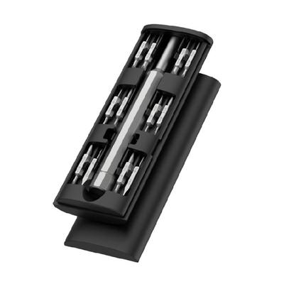 25 In 1 Portable Magnetic Screwdriver Kit with Storage Case Multi Bits for Watch Phone Computer and Consoles Maintenance