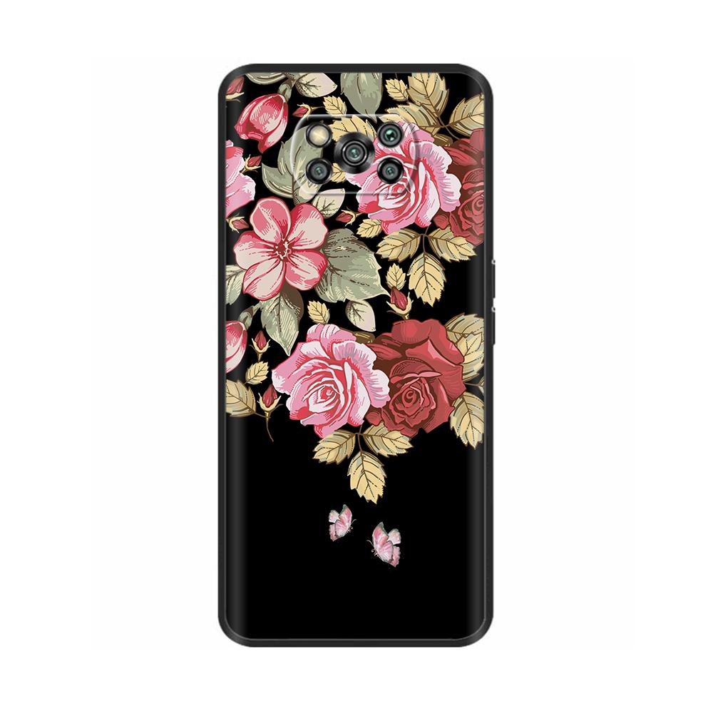 Cover For Xiaomi Poco X3 Pro Case Soft Silicon Black Phone Casse for Poco X3 NFC Case for Poco X 3 NFC PocoX3 Pro TPU Capa Funda