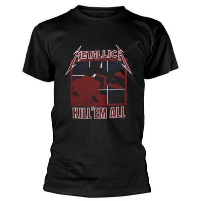 Metallica Unisex-Erwachsene Kill Em All T-Shirt mit Rückenaufdruck
