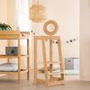 Tour d'apprentissage Montessori - ROBA - Bambou Certifié FSC - Réglable sur 3 niveaux de hauteur - Jusqu'a 80 Kg - Naturel
