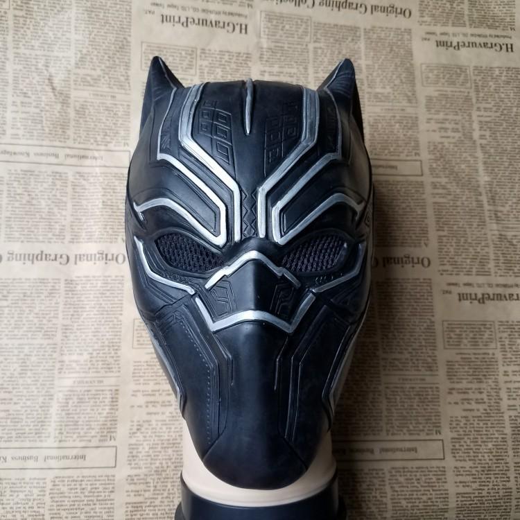 Cosplay Latexhandschuhe für Kostüm mit Black Panther Design