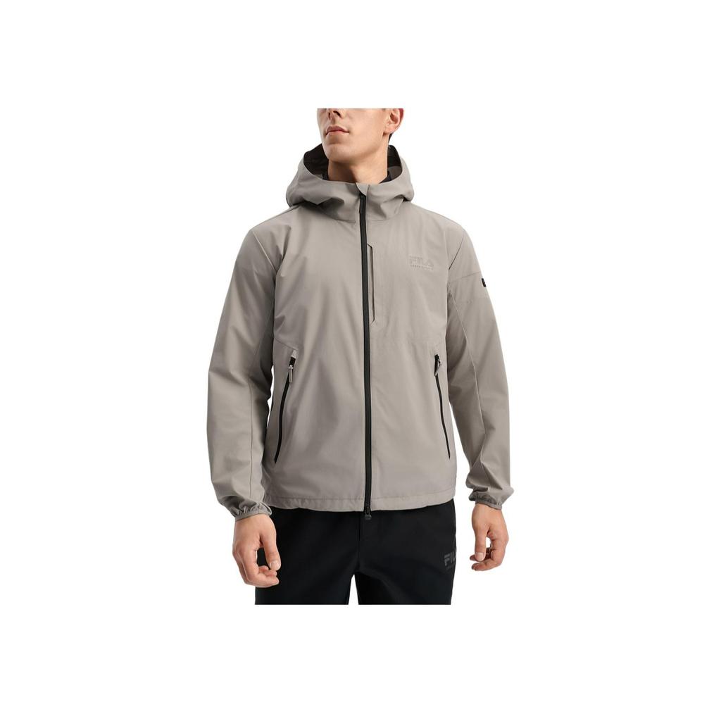 FILA Explorer Urban Athletics Series Windproof Warm Comfortable Outdoor Loose Hooded Windbreaker Men Outerwear A11M538704F-DK