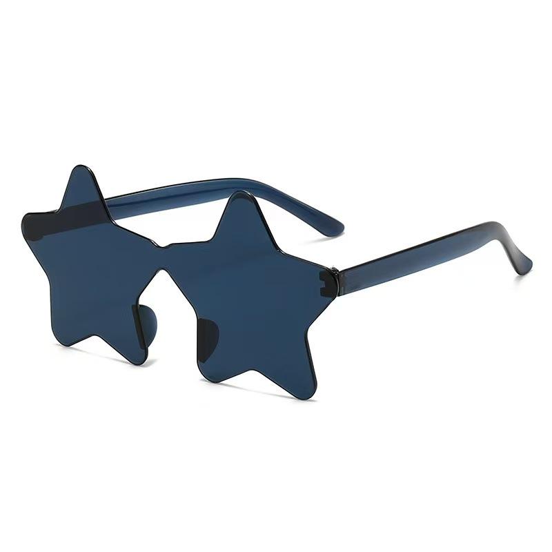 Flame Sunglasses - Trendy Frameless UV Protection Candy Color Shades for Dance Parties
