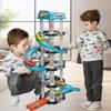 Jouet Garage de Parking pour Voitures Jeu Interactif de Course de Véhicules Rampe d'Assemblage Jouet Éducatif Préscolaire Jouets de Circulation pour Enfants