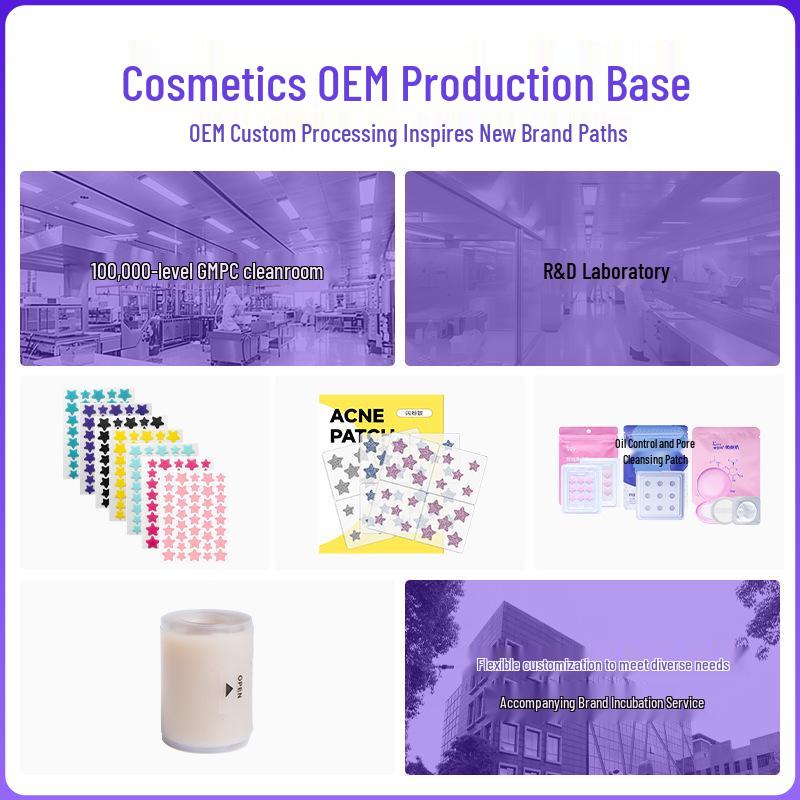 Bochuangke Pimple Clear Glitter Hydrogel Star Patch for Acne & Pus Absorption