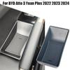VHG1  Car Front Rear Door Side Organizer Tray Storage Box For BYD Atto 3 Yuan Plus 2022 2023 2024 Car Interior Accessories