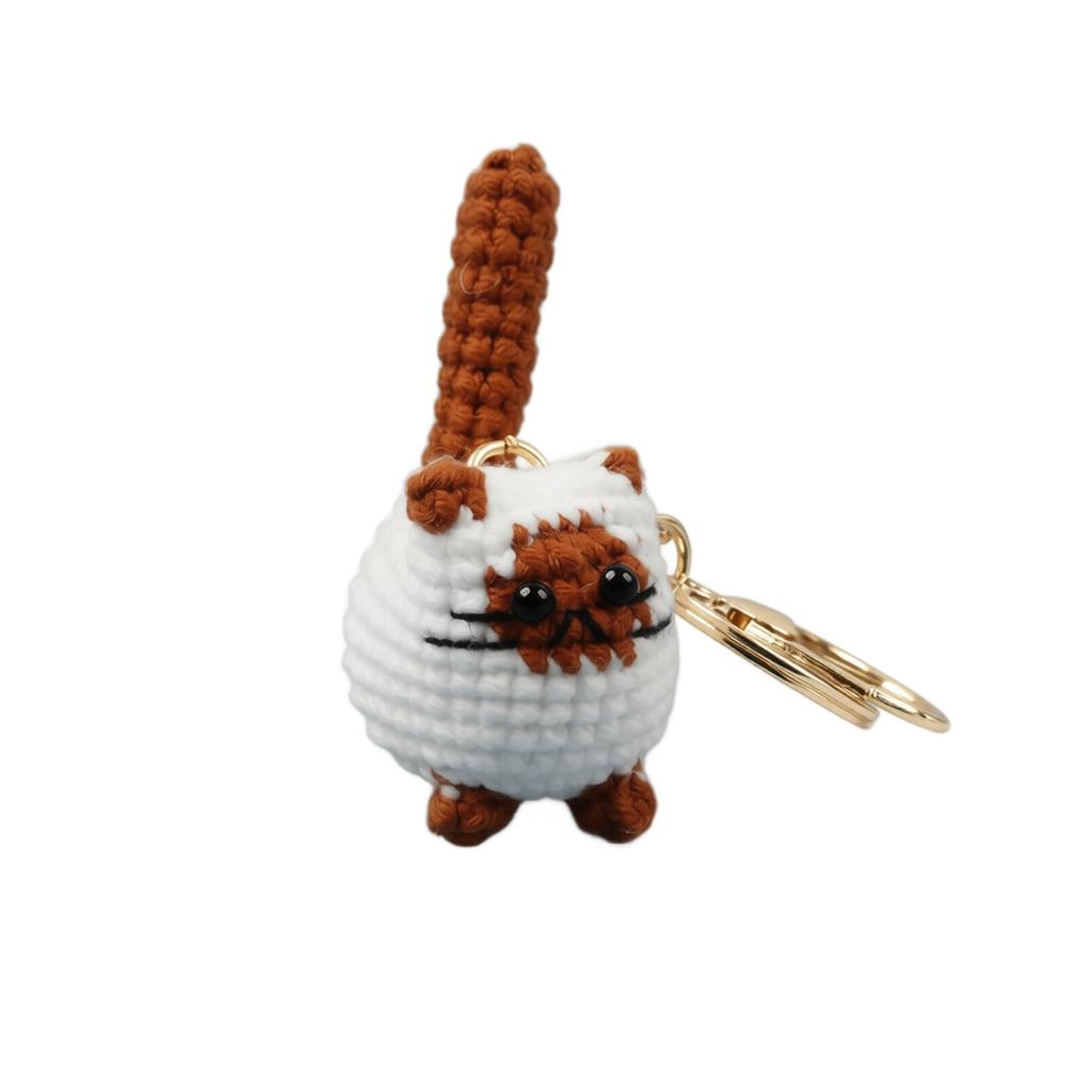 Hand Crocheted Toy for Play and - Interactive Toy for Cats