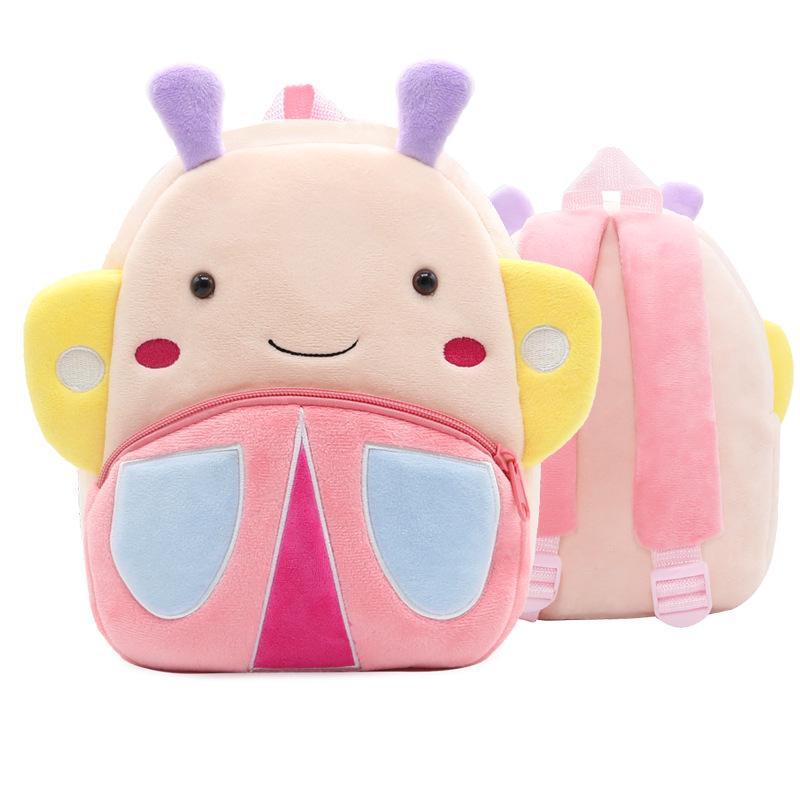 Cartoon Animal Children's Backpack Backpack for Kindergarten Plush Backpack for Children