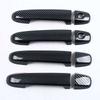 For Toyota Aqua Prius C 2011 2012 2013 2014 2015 2016 2017 ABS Chrome Carbon Fiber DOOR HANDLE COVER TRIMS CAR ACCESSORIES