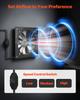 30.5 cm Exhaust Fan, 1558 CFM High Velocity Wall Mount Vent Fan with Speed Control, 70W Low Consumption, Portable Ventilation Extractor for