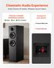 Floorstanding Speakers, 2-Way, Floor-Standing Tower Speakers with 25.4 Mm Tweeter, Dual 165.1 Mm Woofers, 400W Peak, 65Hz20kHz Frequency Response,