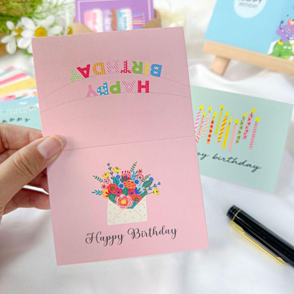 20pcs Combination Set Happy Birthday Card Blessing Message Cards  Party Accessories