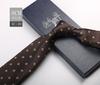 Tie Men'S Formal Wear British Retro Brown Striped 8Cm Hand Style Student Work Professional Wear