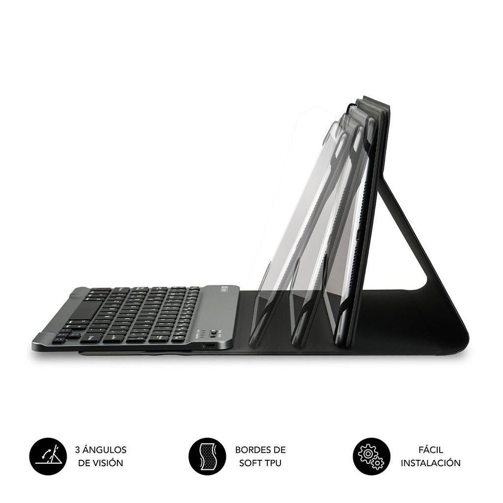 Case for Tablet and Keyboard Subblim SUB-KT2-BT0003 Red Spanish Qwerty