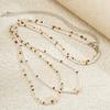 2 Stück/Set Seestern Bikini Bauchkette Körperschmuck Körperkette Schmuck Perlen Taillenkette Strand