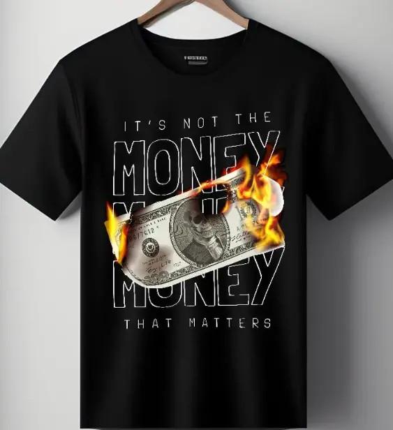 Money Design T-Shirt Unisex T-Shirt L