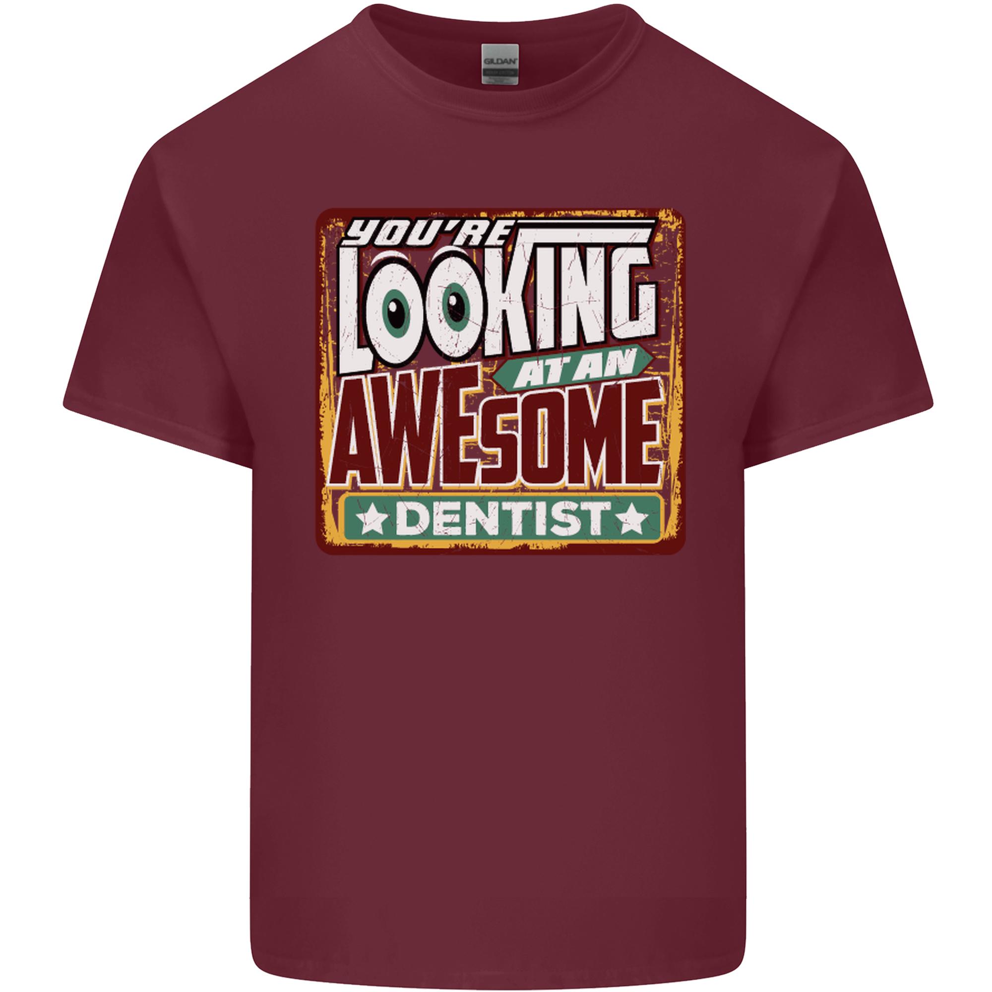 Youre Looking at an Awesome Dentist Unisexs Light Cotton TShirt S