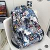 Schoolbag High value lightweight student schoolbag Large capacity fashion graffiti casual back High school students men and women outdoor backpack