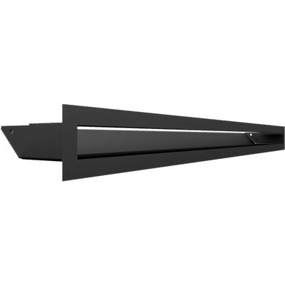 Lüftungsabdeckung LUFT 6x80 schwarz Slim