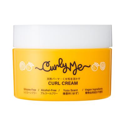 Krém Curly Me na kudrnaté vlasy s jemnou vůní yuzu | Zvýrazňuje kudrnaté vlasy | Pro přirozeně kudrnaté, trvale ondulované a kudrnaté vlasy (180g Jar)
