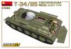 Miniart Scale Czechoslovakian Early Model Full Interior Plastic Model Kit MA37069 1/35 T-34/85