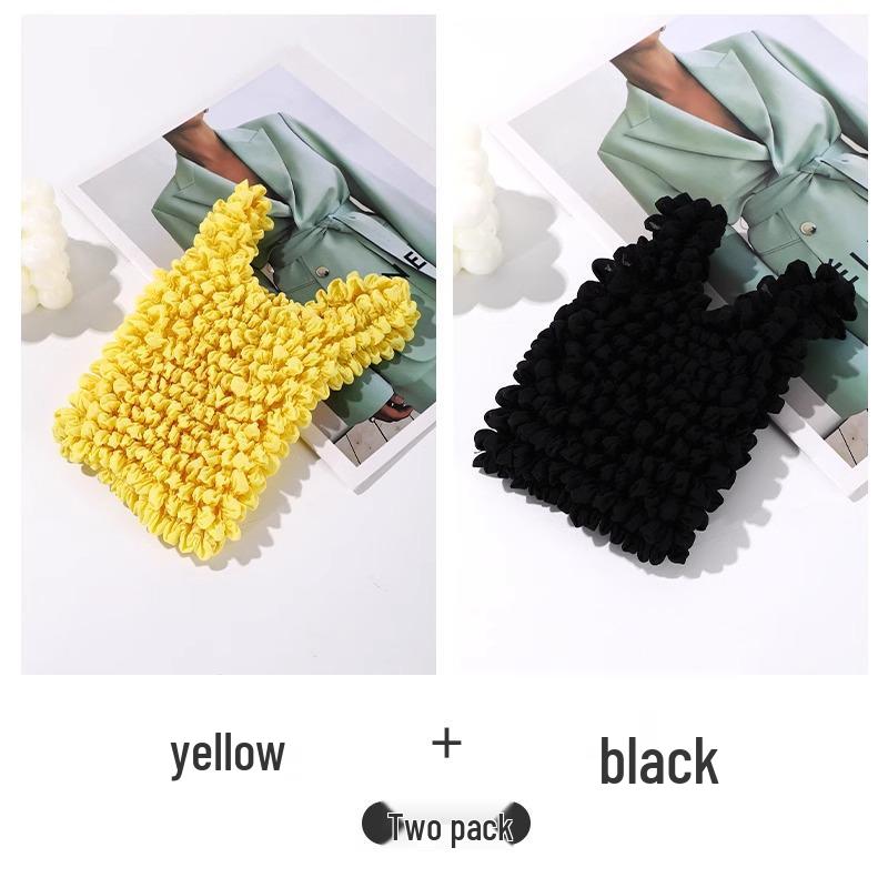 Extra-Large Eco-Friendly Retractable Pleated Shopping Bag with High Capacity
