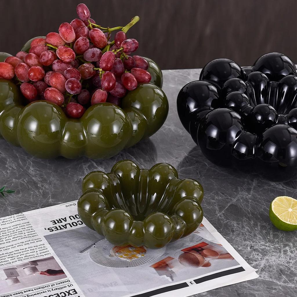 Keramik Obstteller Blumenschale Wohnzimmer Desktop Aufbewahrungsbehälter Obstschale Snackschale Schmuckschale Heimdekoration