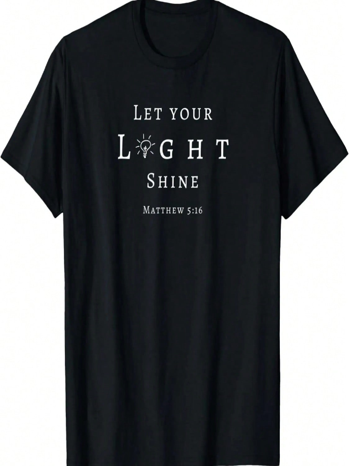 Let Your Light Shine Matthew 5 16 Verse T-Shirt S разноцветный