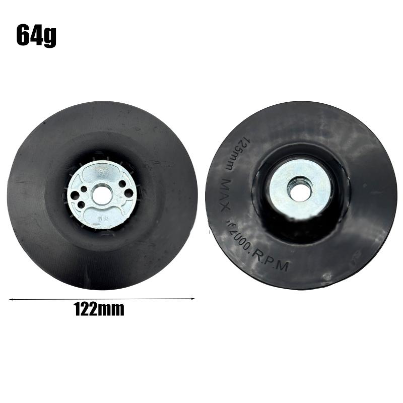 1 Pcs Sanding Disc Backing Pad Grinder Attachment For Angle Grinders Power Tools Accessories Dedicated Steel Paper Tray