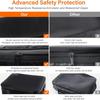 Accordion File Folder Easy-To-Carry Document Organizer Box Fireproof Document Bag Silicone-Cloth Waterproof Document Bag