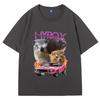 Cute Guinea Pig Men's Pattern Print Short Sleeve Summer Casual Versatile Street Atmosphere T-shirt Cool Breathable Oversized Top