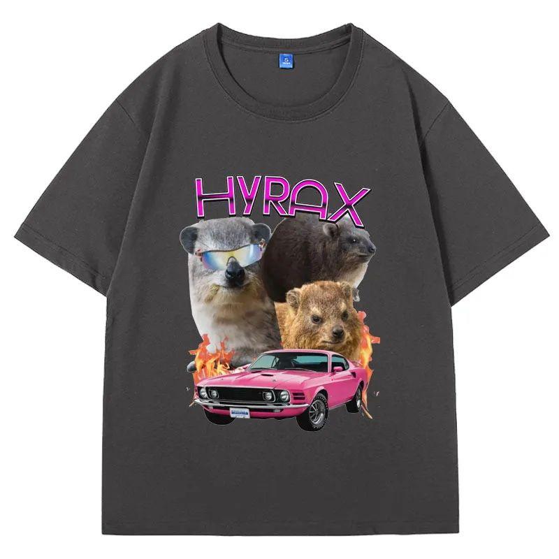 Cute Guinea Pig Men's Pattern Print Short Sleeve Summer Casual Versatile Street Atmosphere T-shirt Cool Breathable Oversized Top