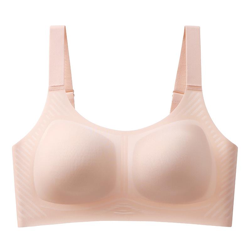 Traceless Large Breasts, Small Breasts, Anti-sagging Summer Ultra-thin Cool Soft Support Large Size Bra Cover