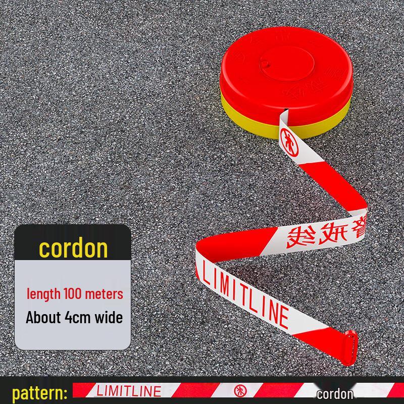 Disposable Retractable Safety Warning Barrier Tape