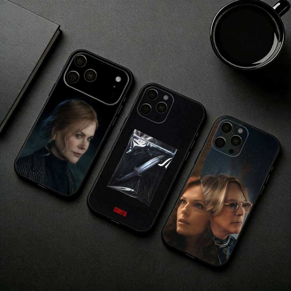 TV Series Scarpetta Phone Case For iPhone 17pro,16,15,14,13,12,11 Plus,Pro Max,XS,Soft Silicone Black Cover