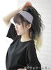 Wig Gradient Ponytail Long Wave Wig Extensions [Brightlara] Two-tone One-touch cy73x-K-PK