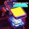 Transparent Double Arc Work Light with IP56 Waterproof Rating and Type-C Charging