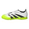 Pantofi de Fotbal pentru Copii Predator Club Vel Versatili Confortabili Durabili cu Top Scund Pantofi de Fotbal pentru Copii Alb Negru Verde JH8871